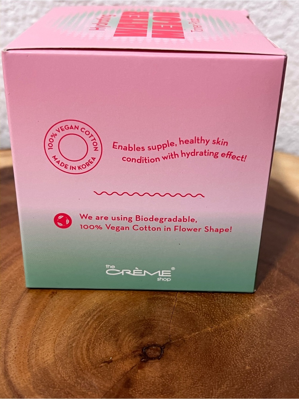 the CRÈME shop Hydrating Watermelon Toner Pads — Pink - Picture 7 of 7